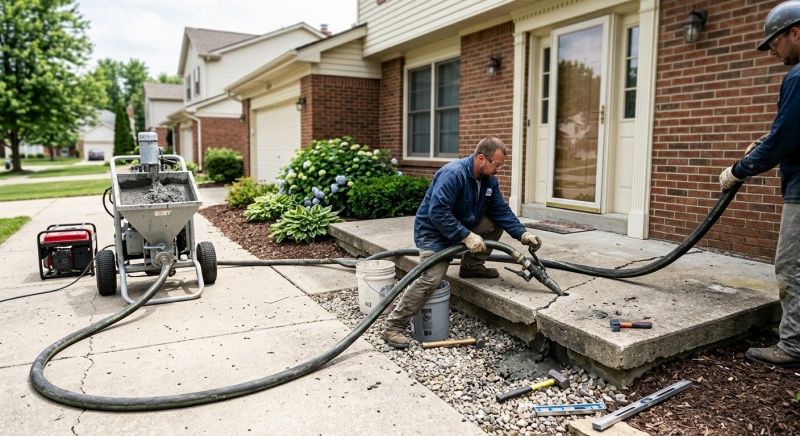 Porch Leveling in West Des Moines, IA